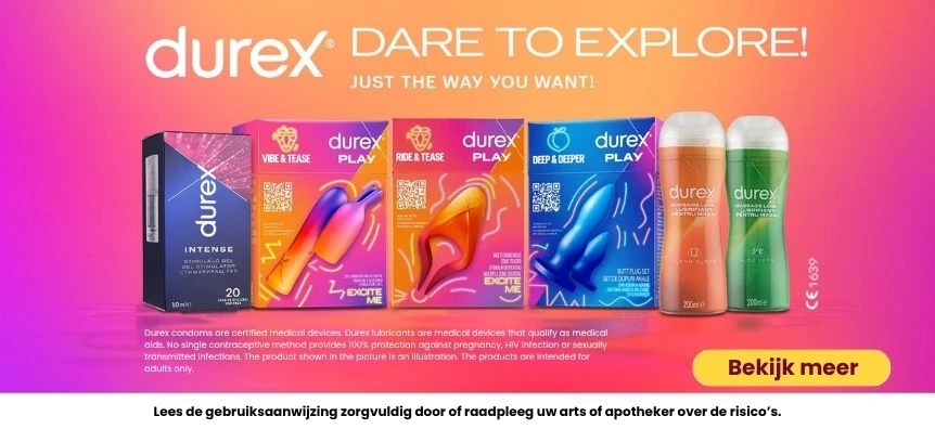 Mei is de maand van masturbatie, ontdek Durex producten | Lovesexshop.nl sex shop