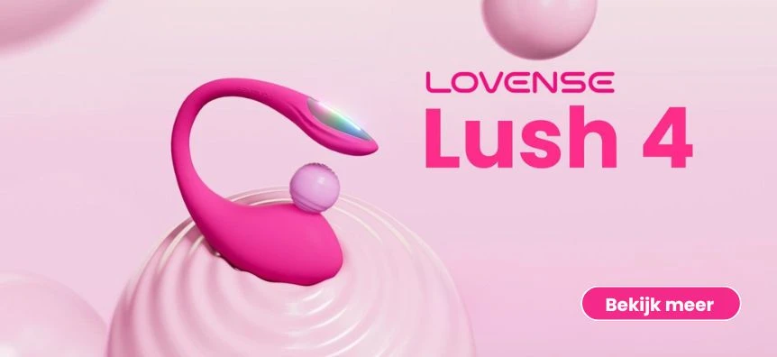 LOVENSE Lush 4 - slimme roze vibratie-ei - Lovesexshop.nl sex shop