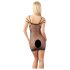 NO:XQSE - Sexy net mini-jurk - zwart (S-L)