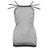NO:XQSE - Sexy net mini-jurk - zwart (S-L)