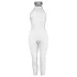NO:XQSE - Catsuit met halternek - zwart