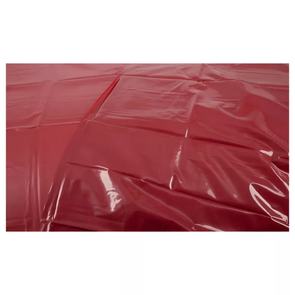 Fetish - Lakens van lak - 200 x 230 cm (rood)