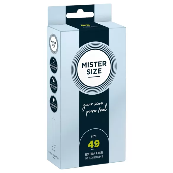 Mister Size - condoom - dun - 49mm - 10 stuks