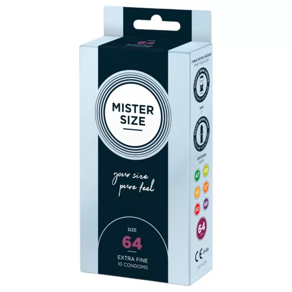 Mister Size - condoom - dun - 64mm - 10 stuks
