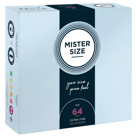 Mister Size - condoom - extra dun - 64mm - 36 stuks