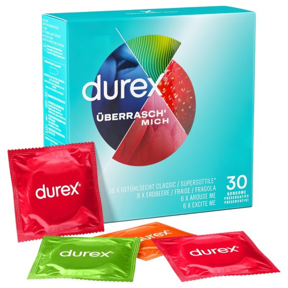 Durex - Smaakvolle Condoom Pakket (30 stuks)