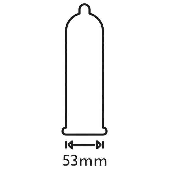 Secura Extra Fun - geribbelde condooms - 53mm - 12 stuks
