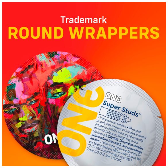 ONE - condooms - nopjes structuur - 12 stuks