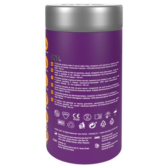 ONE - Condooms - Gevarieerde sensaties mix - 12 stuks