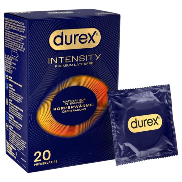 Durex Intensity - condooms - ultra dun, latexvrij - 20 stuks