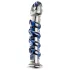 Icicles No. 5 - glazen dildo - spiraal - transparant/blauw