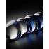 Icicles Nr. 5 - spiraal glazen dildo (transparant-blauw)