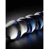 Icicles No. 5 - glazen dildo - spiraal - transparant/blauw