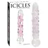 Icicles No. 7 - glazen dildo - met kralen