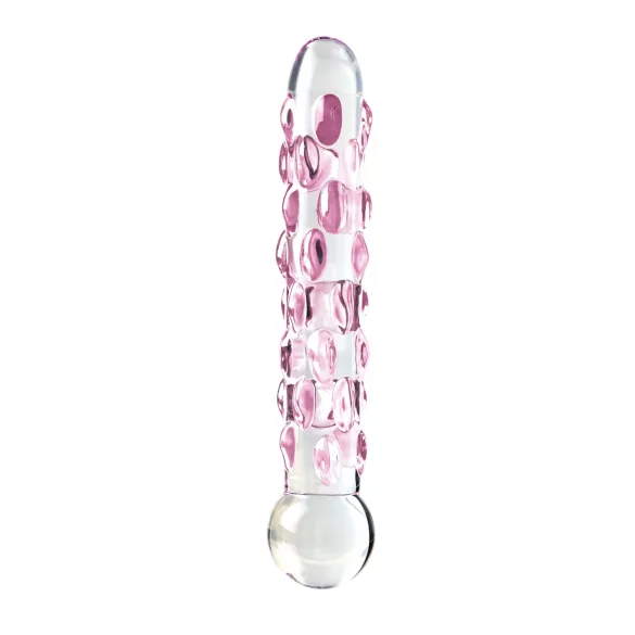 Icicles No. 7 - glazen dildo - met kralen