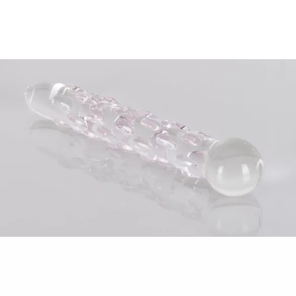 Icicles No. 7 - glazen dildo - met kralen