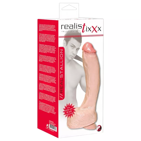 realistixxx Giant - extra grote dildo - realistisch - huidskleur