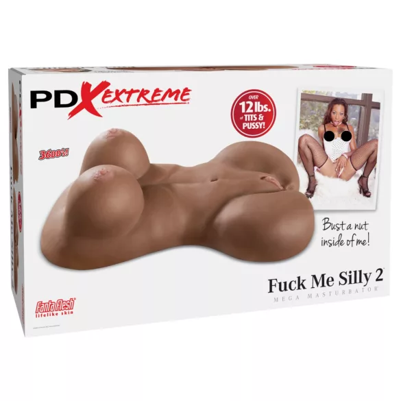 Pipedream Fuck Me Silly Sista - bruine vrouwelijke torso-masturbator (5,7 kg)