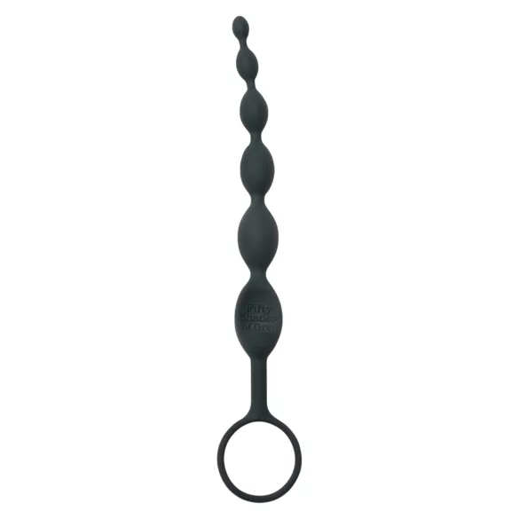 Fifty Shades of Grey - anaal dildo met kralen - grijs