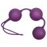 You2Toys - Fluweelzachte paarse triple kegels