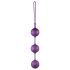 You2Toys - Fluweelzachte paarse triple kegels