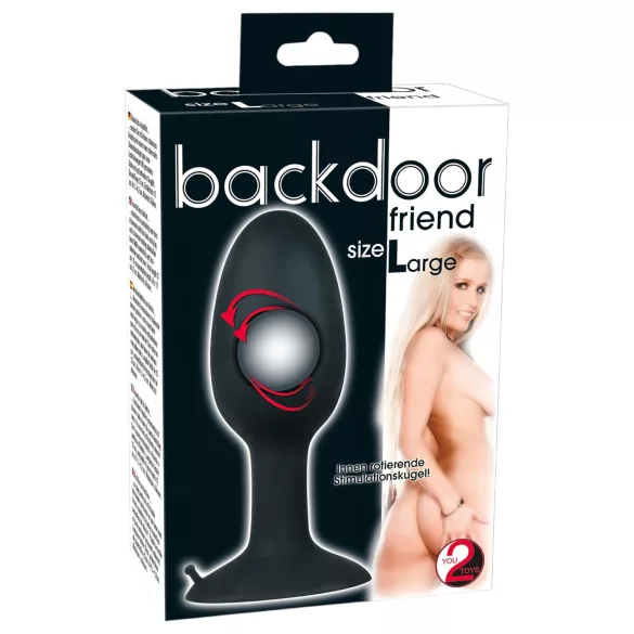 You2Toys - anale plug met binnenbal - maat L