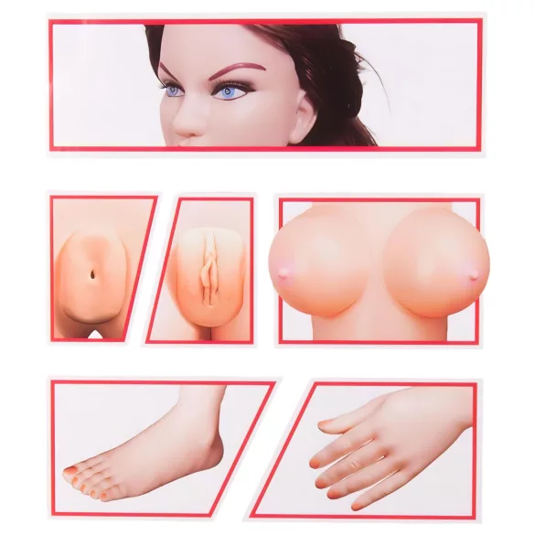 Suzie Carina - opblaasbare sekspop - vrouw