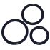 You2Toys - Siliconen penisringen set - zwart