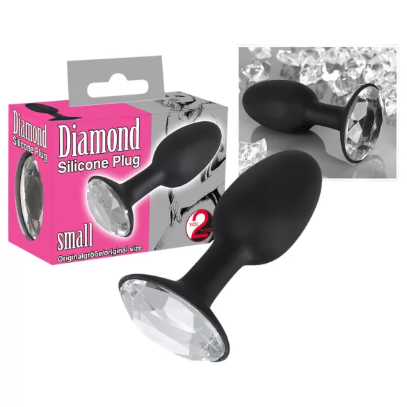 You2Toys - Diamond - siliconen anale plug (klein)