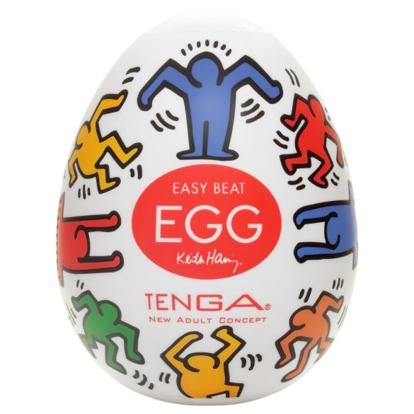 TENGA Ei Keith Haring Dance - eivormige masturbator (1 stuk)