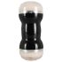 You2Toys - Pussy en Ass - dubbele masturbator (zwart)