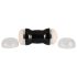 You2Toys - Pussy en Ass - dubbele masturbator (zwart)