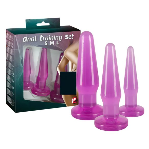 You2Toys - anale training plug set - 3 stuks - paars