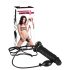 You2Toys - Opblaasbare Strap-On met holle siliconen dildo (zwart)