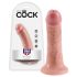 King Cock 6 Dildo (15 cm) - Naturel