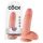 King Cock 7 Ballendildo (18 cm) - natuurlijk
