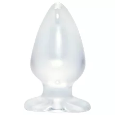 Kristalhelder - grote anale plug (transparant)
