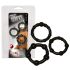 You2Toys - Wees een ster! Penisring set - zwart (3 stuks)