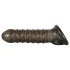 Rebel - penis sleeve - ribbels - grijs