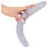 Kristallen dubbele dildo (34cm)