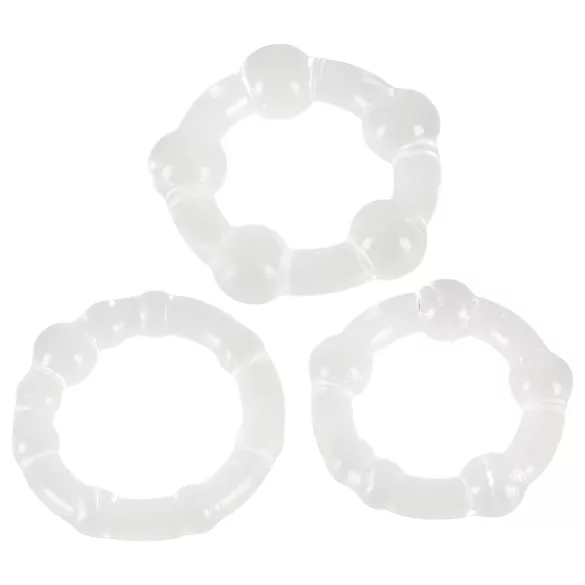 You2Toys - Blijf hard! penisringenset - transparant (3 stuks)