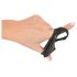 You2Toys - Latex penis- en balscuff - zwart