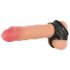 You2Toys - Latex penis- en balscuff - zwart