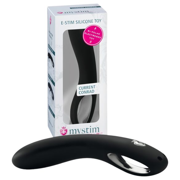 Mystim Stroom Conrad - siliconen elektro dildo
