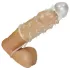 Crystal Skin - penis sleeve met ring - transparant