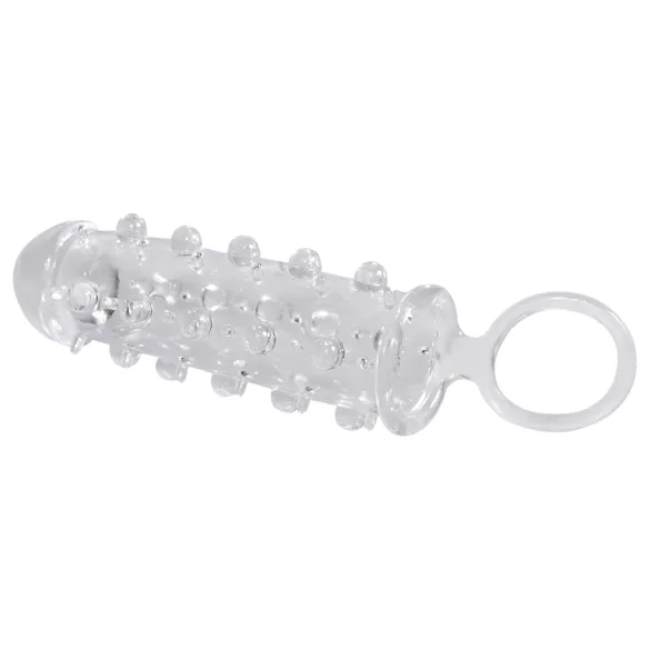 Crystal Skin - penis sleeve met ring - transparant