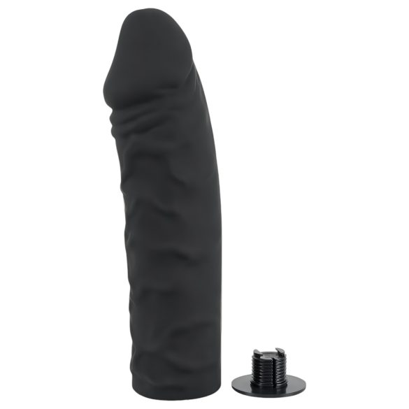 You2Toys - Silicone Strap-On - zwarte strap-on dildo