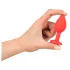 You2Toys - Colorful JOY - siliconen buttplug - klein (rood)