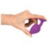 Kleurrijke JOY - silicone anaal plug - medium (paars)