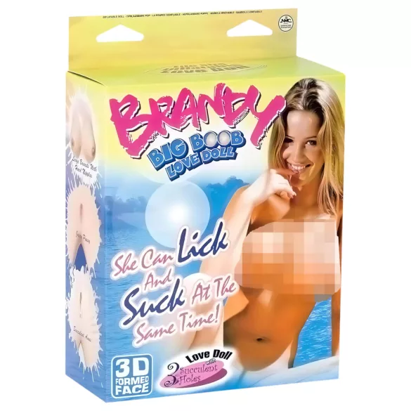 Brandy - opblaaspop - realistisch model - huidkleur